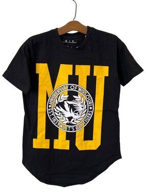 Pressbox Graphic Tee Medium University Of Missouri Mizzou Tigers College Active
